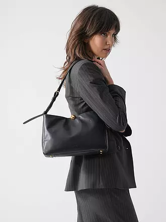 FURLA | Sac en cuir - Sac bandoulière SFERA SOFT Medium | schwarz